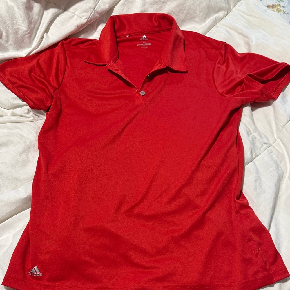 Adidas Polo Shirts in Red and Blue - Picture 4 of 5